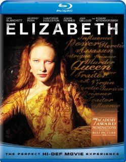 Elizabeth [Blu ray] Cate Blanchett, Geoffrey Rush, Christopher Eccleston, Joseph Fiennes, Richard Attenborough, Fanny Ardant Movies & TV