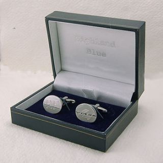 crown cufflinks by highland angel