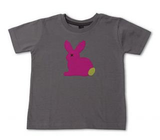 rabbit t shirt by isabee