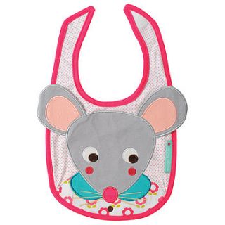 margot the mouse bib by olive&moss