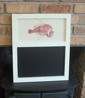 red lobster chalkboard by rustic country crafts