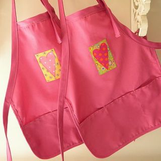 tiny apron for toddlers by sugar plum handmade gifts