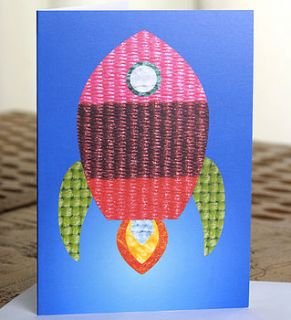 space rocket card by flaming imp