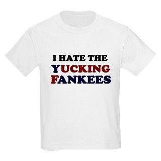 I HATE THE YANKEES SHIRT TEE Kids T Shirt by statehumor