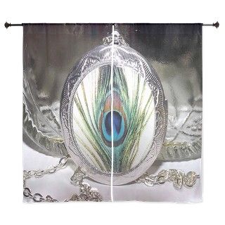 Peacock feather Curtains by mypeacockshop