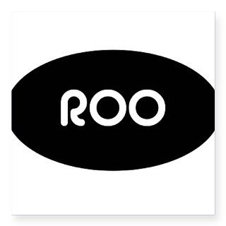 Roo Greyhound Oval Sticker by Admin_CP4672474