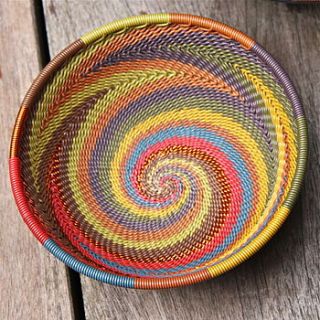 telephone wire bowl by london garden trading