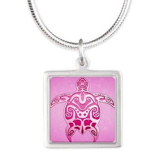 Pink Polynesian Turtle Necklaces by BailoutIsland