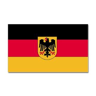 Germany Country Flag Rectangle Decal by intrepid_travel