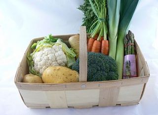 small vegetable basket by abbey parks