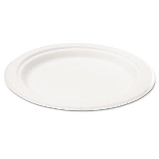 Savannah Supplies Inc. Products   Savannah Supplies Inc.   Bagasse 6" Plate, Round, White, 125/Pack   Sold As 1 Pack   Made from sugar cane fiber "Bagasse".   Tolerates both high (212F) and low heat applications holding either wet or dry fo