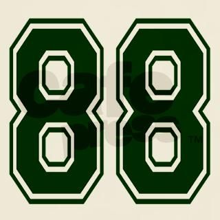 NUMBER 88 FRONT T Shirt by AtoZNumbers
