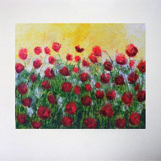 poppy field by tim guest artist