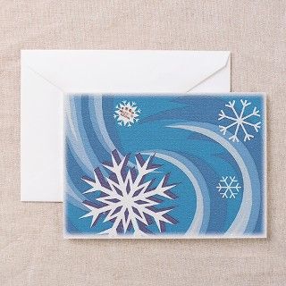 Leaded Snow Greeting Cards (Pk of 10) by MGAPBUYFOLJC