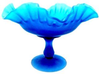 Westmoreland Blue Satin Glass Compote  Other Products  