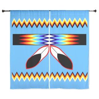 NATIVE AMERICAN BEADED STRIP 60 Curtains by nativearts_07