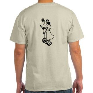 Jesus Rides a Segway Ash Grey T Shirt by technically