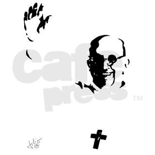 Pope Francis Salutes Community 2.25" Magnet ( by drawingsofjesus