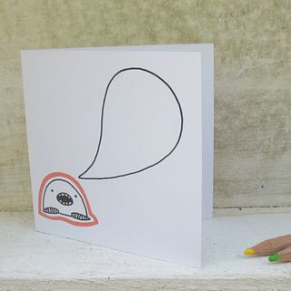 personalised mini greeting card by koodles