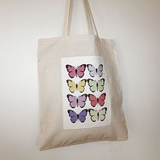 multi coloured butterfly bag by charlie milly design