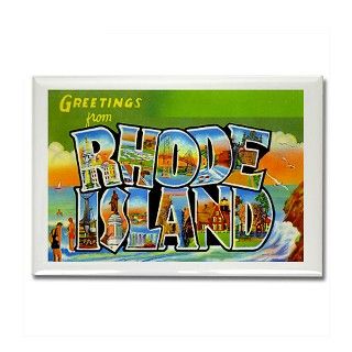 RHODE ISLAND RI Rectangle Magnet by scooterbaby
