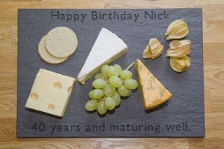 personalised rectangular slate board by made from slate