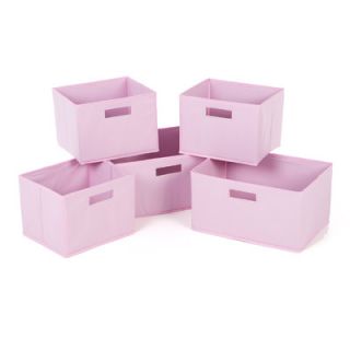 Guidecraft Classic Pink Basket (Set of 5)