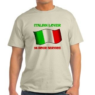 Italian Lover 24 Hour Service T Shirt by italianthings
