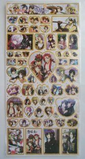 Japan Anime Hakuoki Shinsengumi LARGE Stickers Sheet #4 