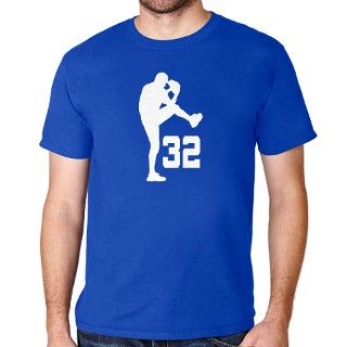 Baseball Uniform Number 32 T Shirt by milestonesbaseball