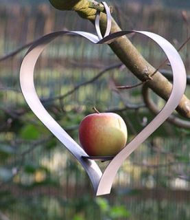 heart bird feeder by home & glory