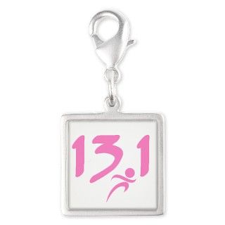 Pink 13.1 half marathon Charms by mousecrafter