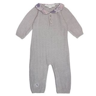 french designer baby girl liberty romper by chateau de sable