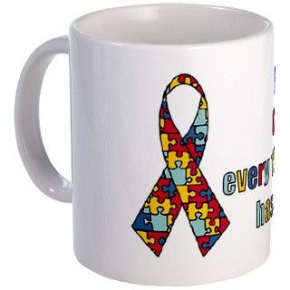 Autism Fact Statistics Mug by trendyboutique