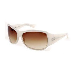 Blinde Exceptional Ego Wraparound Sunglasses EXCEPTIO/EGO/67/WP White Pearl/Brown Gradient Clothing