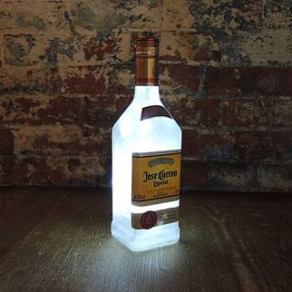 reupcycled jose cuervo tequila bottle lamp by reupcycled
