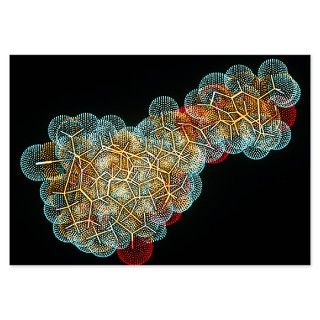 Vitamin B12 molecule   Invitations by sciencephotos