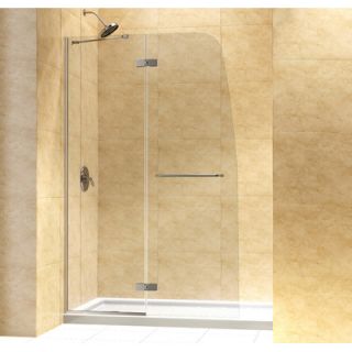 dreamline aqua ultra hinged shower door and slimline
