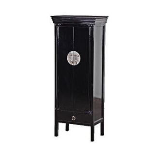 black lacquered chinese cabinet by out there interiors