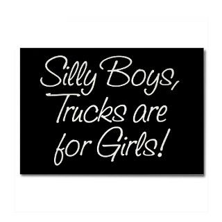 Silly Boys Rectangle Magnet by kdambitions