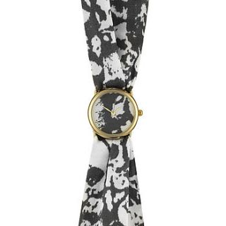 skulls small fabric watch by wholesome bling