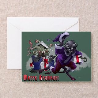 Krampus Cards (Pack of 6) by octavirate