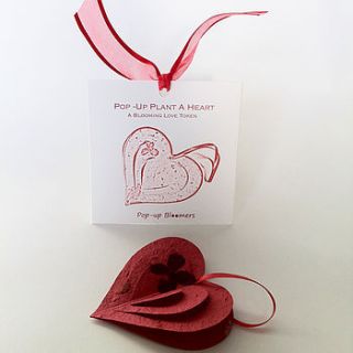 pop up plant a heart by plant a bloomer
