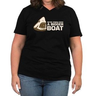 Were gonna need a bigger boat Womens Plus Size V by strk3