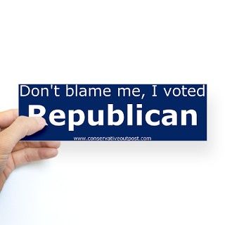 I voted Republican by constuff