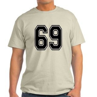 NUMBER 69 FRONT T Shirt by AtoZNumbers
