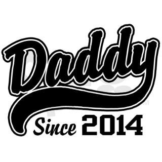 Daddy Since 2014 Rectangle Magnet by tees2014