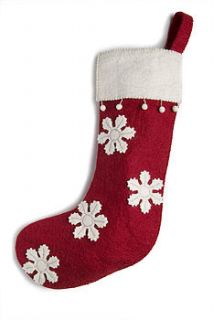 felt christmas stockings by nubie modern kids boutique