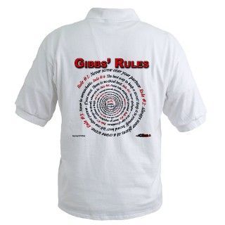 NCIS GIBBS RULES   T Shirt (Front/Back) by NCISfanatic