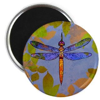 Shining Dragonfly Magnet by crittercollect